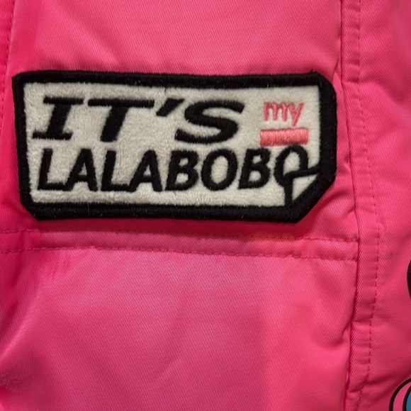 Lalabobo - pink puffer parka with embellishments- size M - Picture 12 of 14